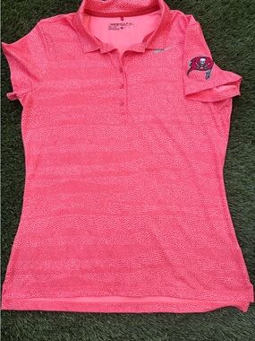 Nike Creamsicle Orange Dri-FIT Golf Women’s Polo NFL Tampa Buccaneers